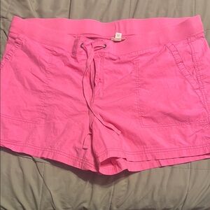 Pink Women's cargo style Shorts plus size 18w